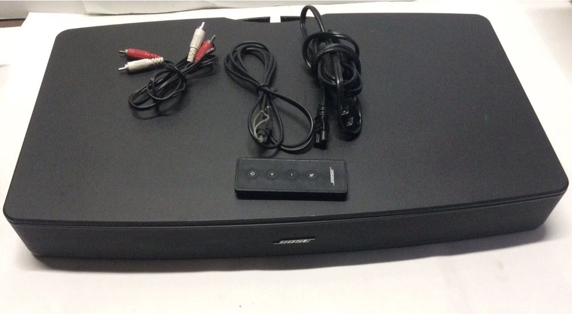  Used Bose solo tv system in excellent condition light scratches nothing major   Comes as pictured with remote ,Optical and audio cables and power cor