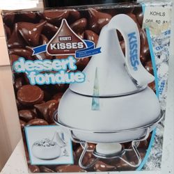 NEW IN BOX HERSHEY'S KISSES MILK CHOCOLATE DESSERT FONDUE, ORIG. RETAIL $40