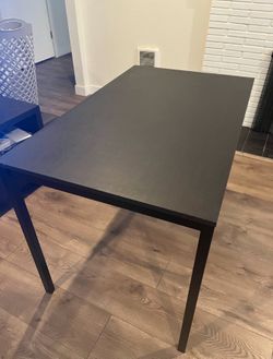 IKEA TÄRENDÖ Dining Table – Modern Black (4 Person)
