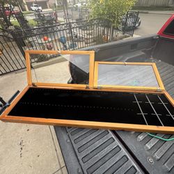 Portable Wooden Flea Market Display Case