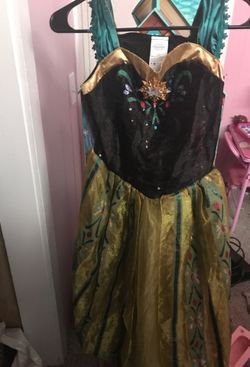 Anna costume dress up dress