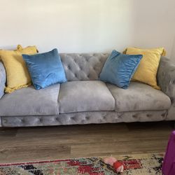 85.5” Tufted Sofa 