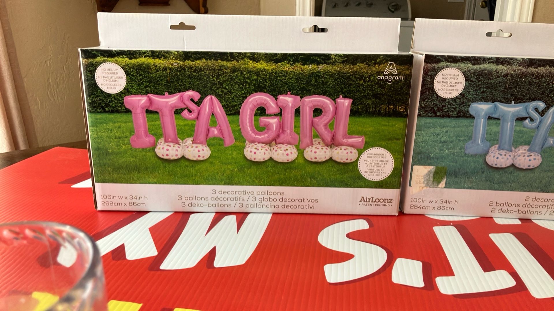 3 Baby Ballon Birthday