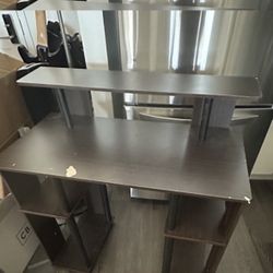 Brown Computer desk & Nightstands/Tables