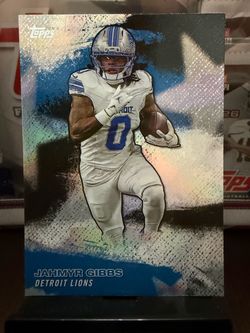 Jahmyr Gibbs Detroit Lions Topps Football Card