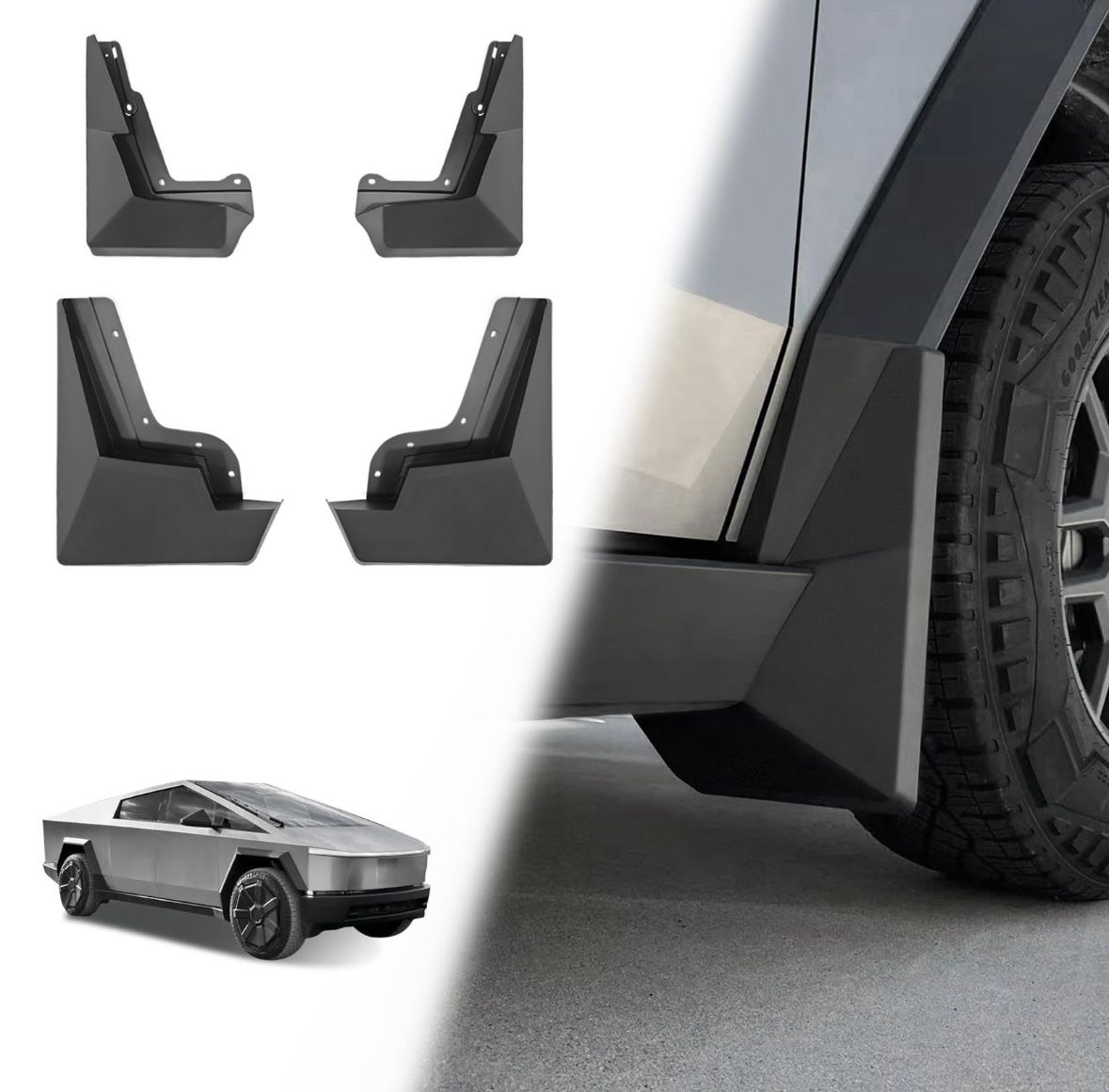 Tesla cyber truck 2024+ mud flaps