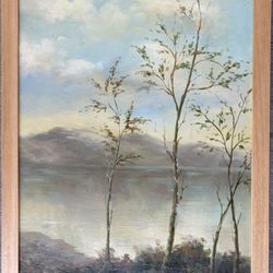Whispers by the Lake Oil Painting 