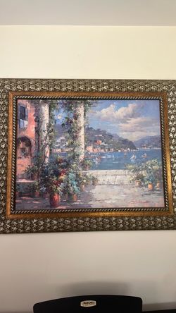 Oil painting canvas