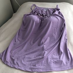 Womens Sleeveless Loose Fit  Yoga Tank Top