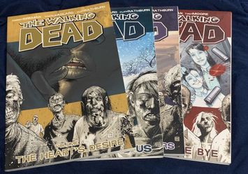 Walking dead graphic novels (x4)