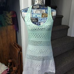 MINT GREEN & WHITE OMBRE COVER UP!