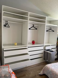 IKEA PAX Wardrobe System – 3 Units – Drawers/Shelving – $750 OBO