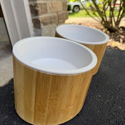 Bamboo Dog Bowls