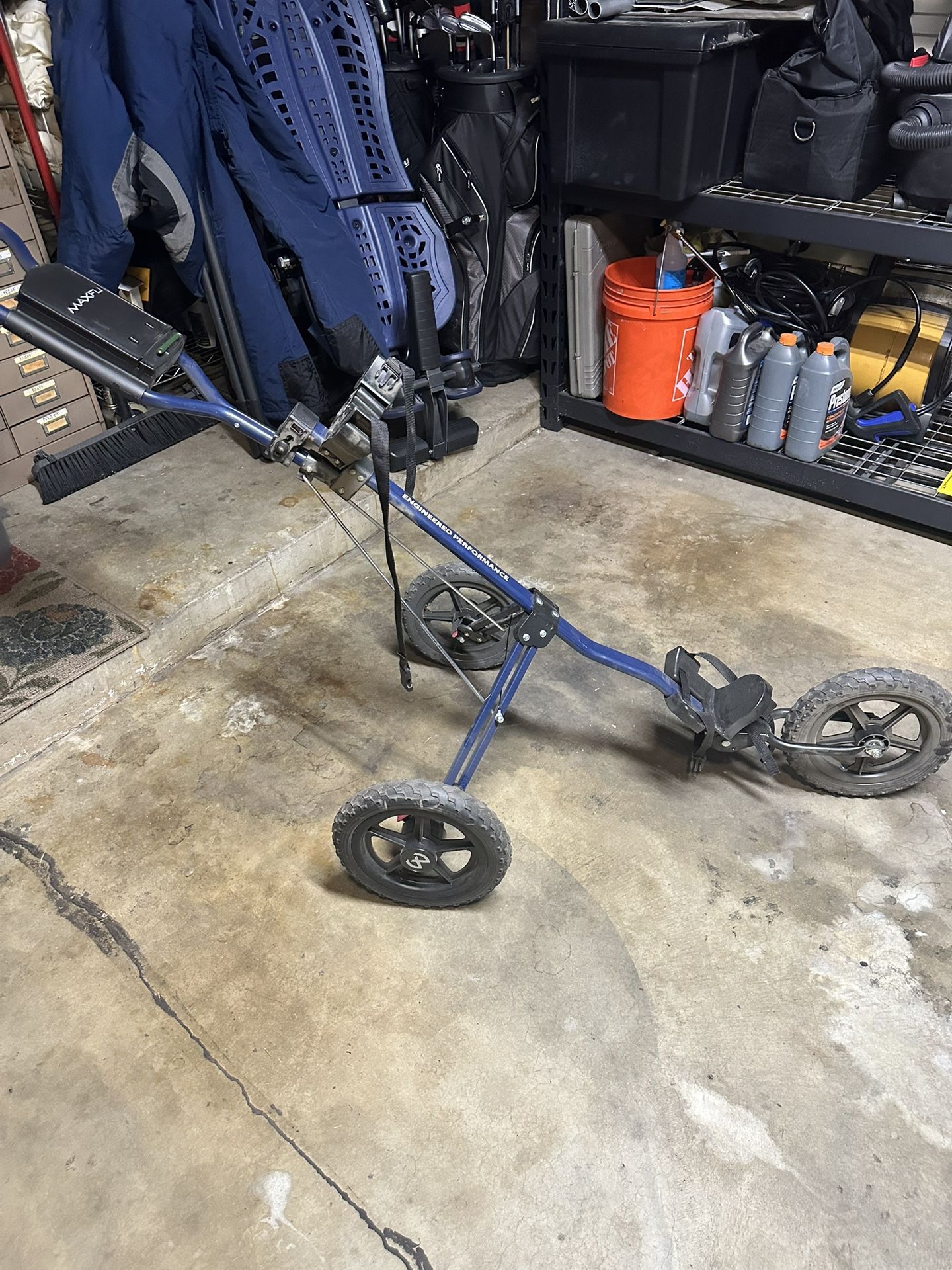 Maxfli 3 Wheeled Golf Push Cart