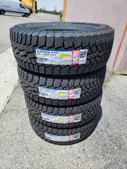 265 70 17 NEW TIRES TACOMA 4RUNNER TUNDRA SEQUOIA FJ SILVERADO SUBURBAN AVALANCHE TAHOE SIERRA F150 RAM