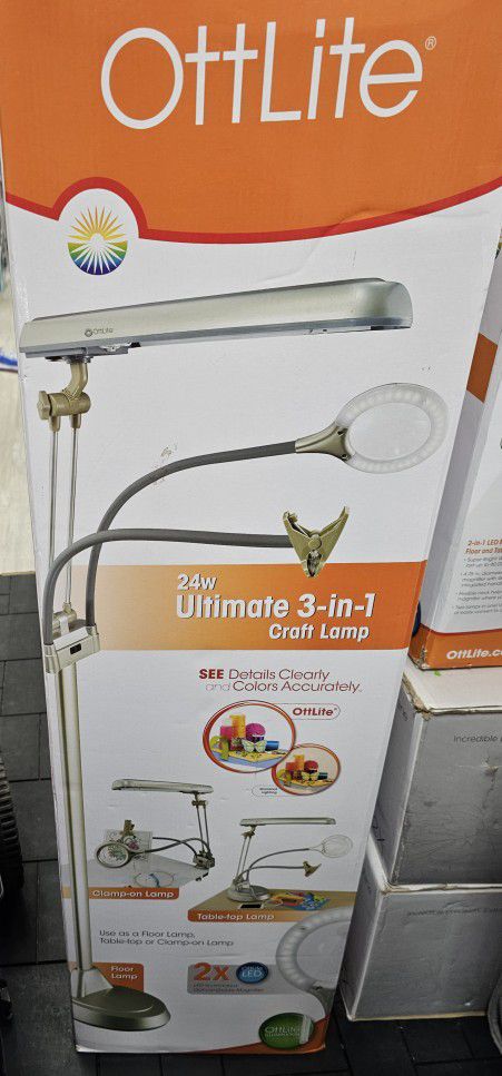 OttLite Ultimate 3 in 1 Craft Lamp