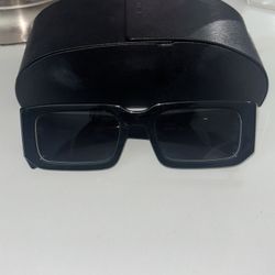 Prada PR06YS Frame: Black/White  Lens: Dark Grey Size:53