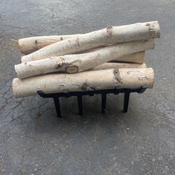 Birch logs For Your fake fireplace