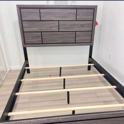 Queen Size Bed Frame With Mattress