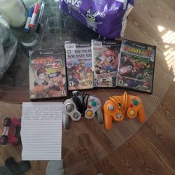 Game Cube Games And Controllers!