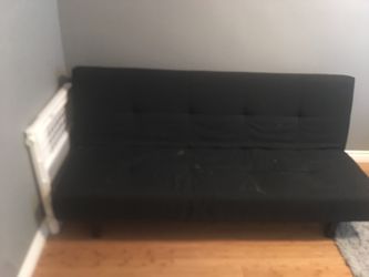 IKEA black futon