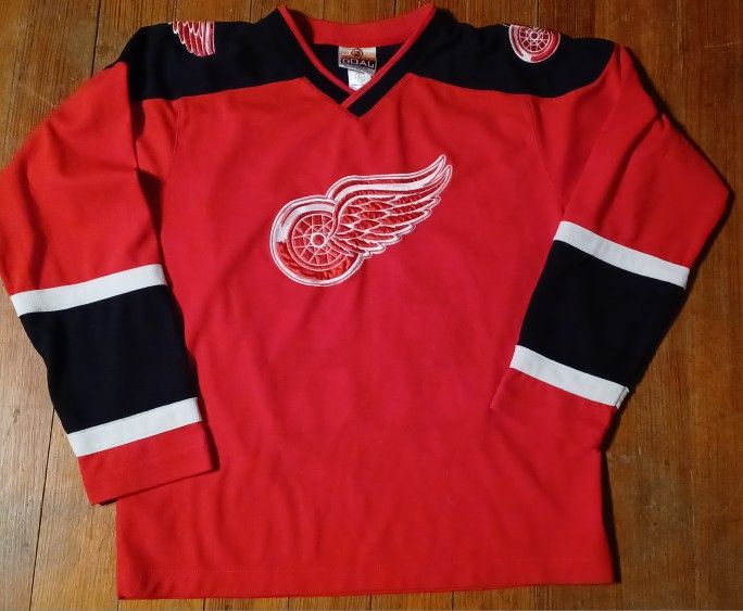 Dominic Hasek Youth Size Large Detroit Redwings Hockey Jersey 39 Goal Brand