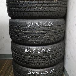 255/60/15 ABOUT 95% $450 