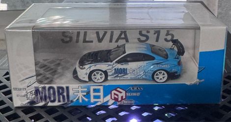 Focal Horizon Nissan Silvia S15 Mori White/Blue hot wheel