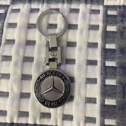 Benz Metal Keychain 