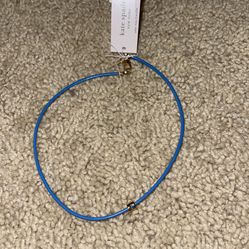 Kate Spade Necklace Blue And Gold 