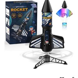 Mahbeanl Rocket Launcher for Kids, Self Launching Motorized Air Rocket Toy,