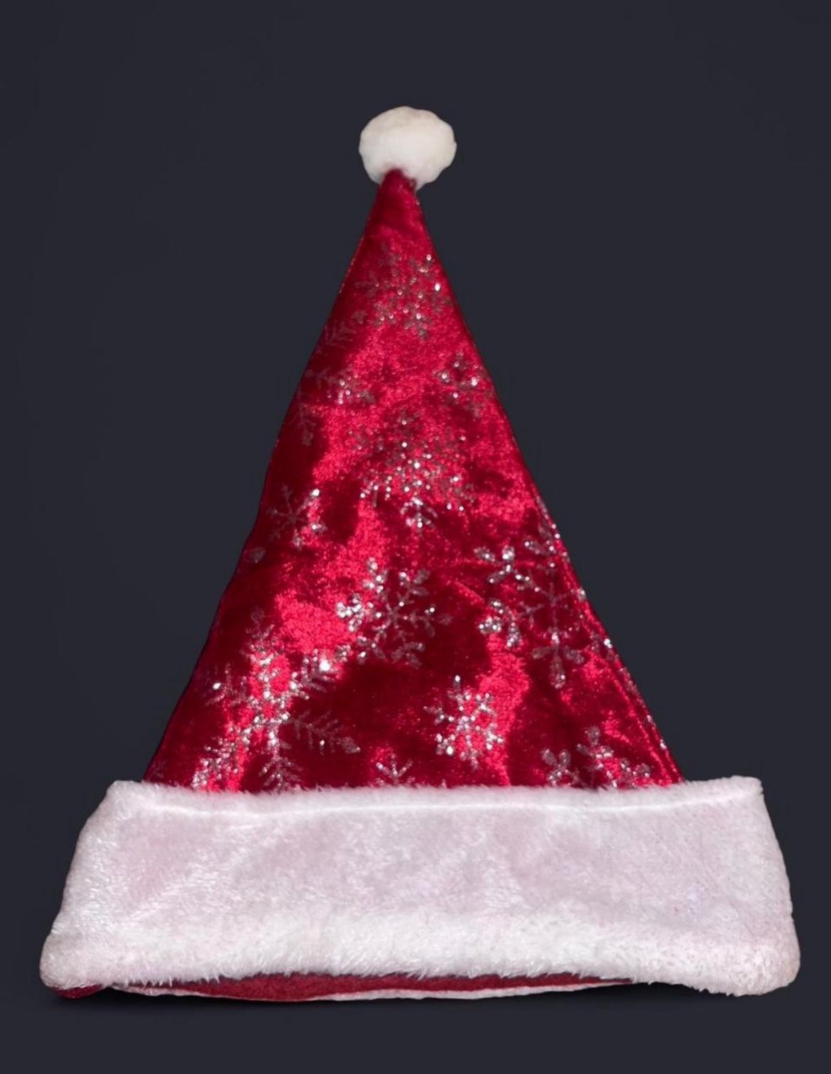 Red Velvet Christmas Hat