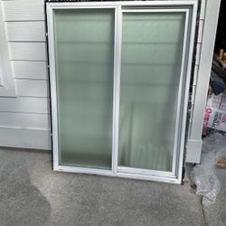 4-0 x 5-0 frosted glass window. 
