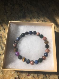 Mix gemstone bracelet size 7.5 inches