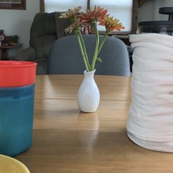 White American Metalcraft BVJGG4 3-7/8” High Ceramic Jug Vase