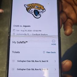 2 Jaguar Club Seat tickets