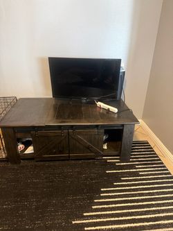 Free coffee table and TV