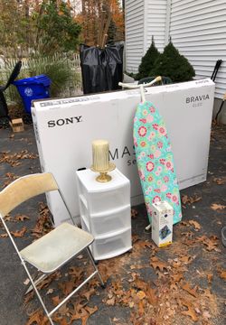 Candle 3 drawer, pot, chair $3 each