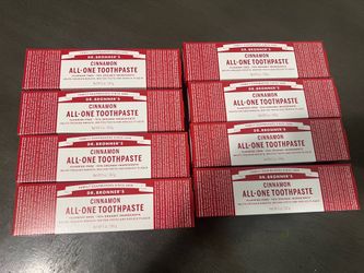 Dr . Bronner’s cinammon all one toothpaste