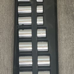 10 Piece Deep Socket Set