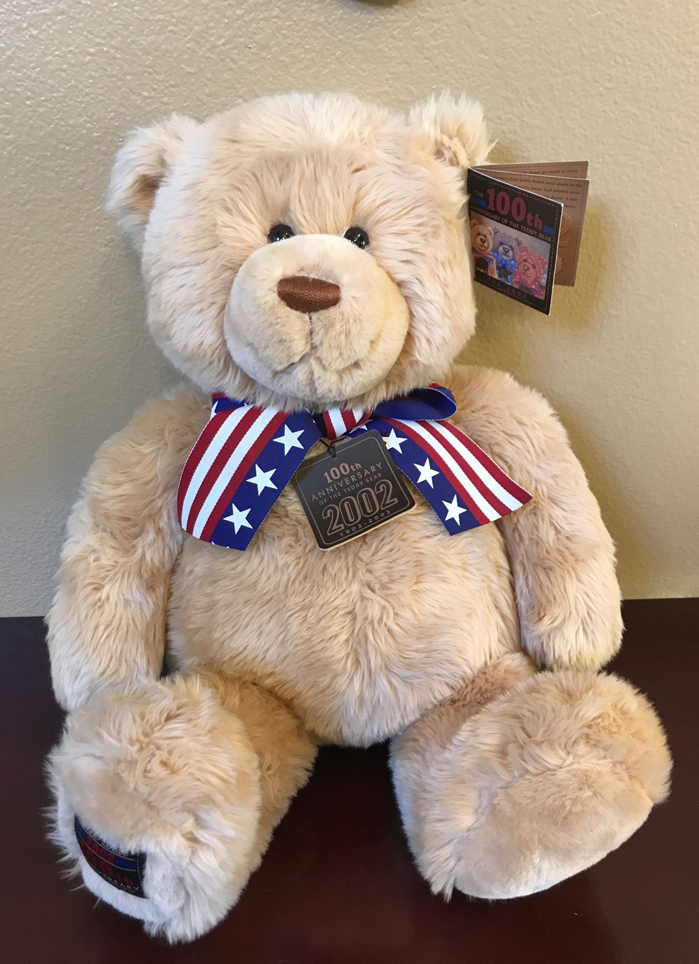 100th anniversary sales teddy bear 2002