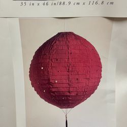 Party Lantern Decoration Pier 1 Imports, 11 Jumbo Sized Fabric Lanterns