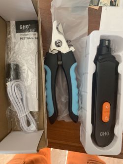 Brand New GHG Professional Pet Nail Grinder And Clippers 