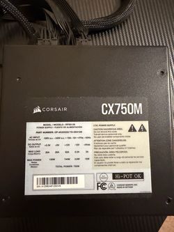 CORSAIR CX750M POWER SUPPLY