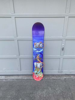 Snowboard with Bindings - Size 151cm
