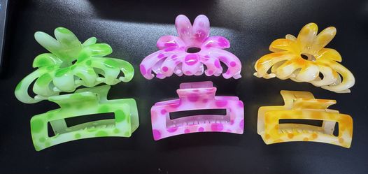 New 6 Hair Claw Clips