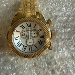 Invicta Reserve Gold Chronograph Watch – Swiss Made – Excellent Condition