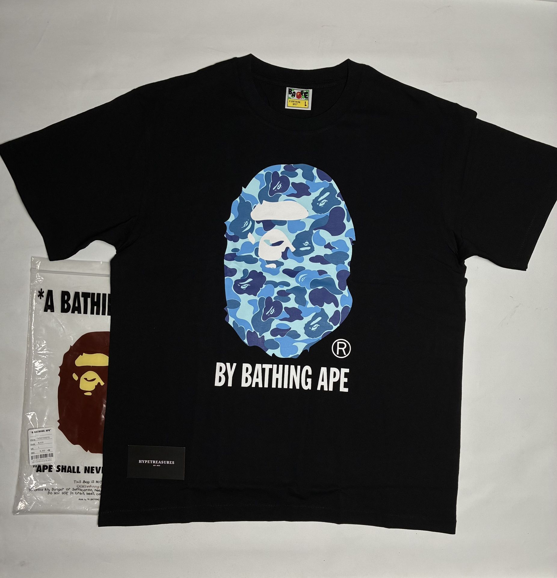 Brand New Bape ABC Camo Tee Baby Blue Large