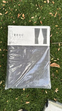 Brand new curtains, dark gray