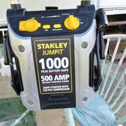Battery Jumper & Air Tank With Unit Its Made By Stanley